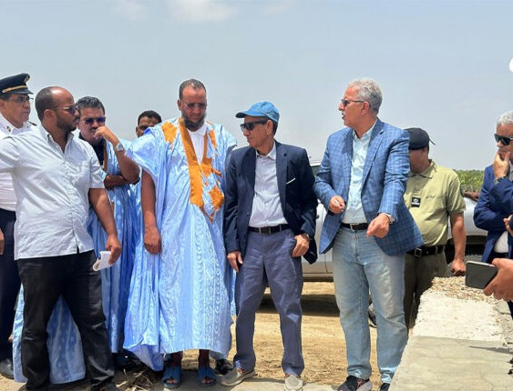 Le ministre de l’Agriculture et de la Souveraineté alimentaire visite le canal d’Aftout Sahli pour l’irrigation