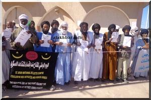 Nouakchott: Les retraités de l'armée manifestent devant la présidence