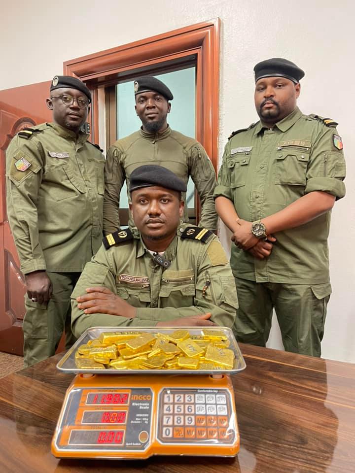 Mali : saisie de 35 kilos d’or, un mauritanien arrêté