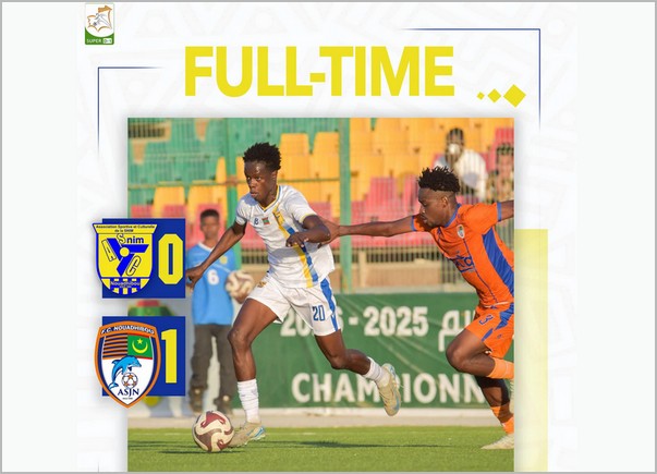 Super D1: Le FC Nouadhibou s’impose face à l’ASC SNIM et reste au contact du leader 
